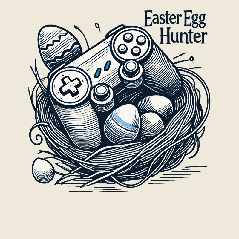 Conception de la manette de jeu Easter Egg Hunter