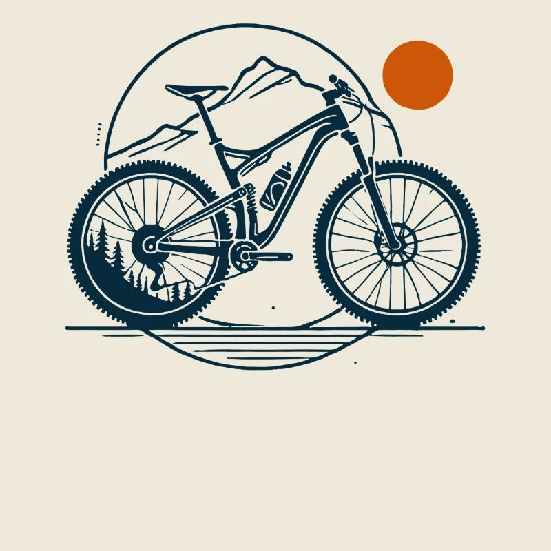 Cyclisme Aventure Montagnes VTT Soleil