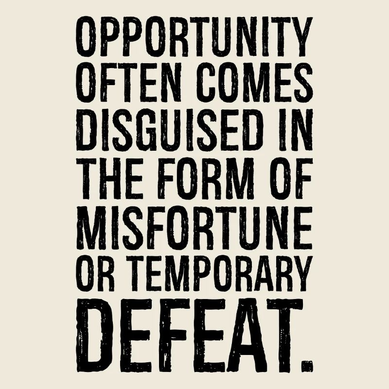 L’opportunité se présente souvent sous la forme