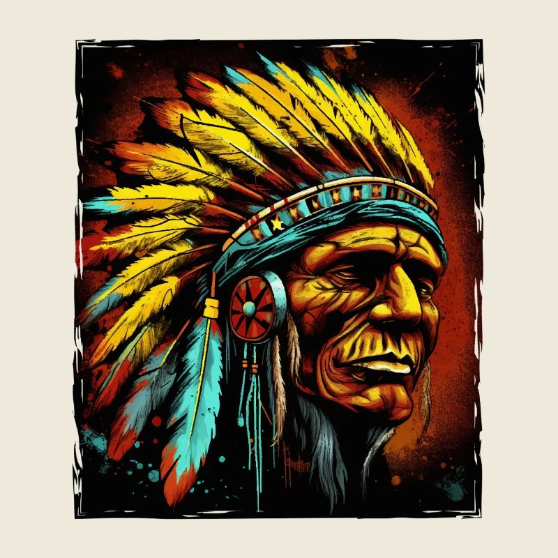 Apache Indian Chief Skull