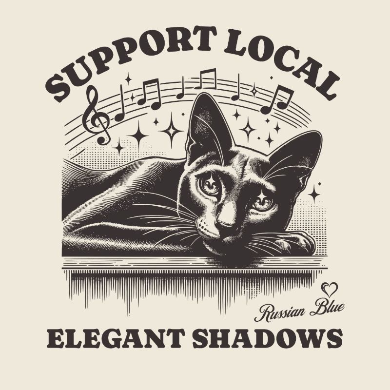 Cat Support Local Russian Blue