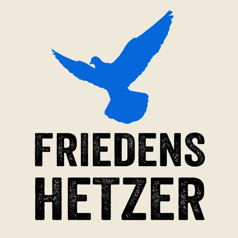 FRIEDENSHETZER mit Friedenstaube