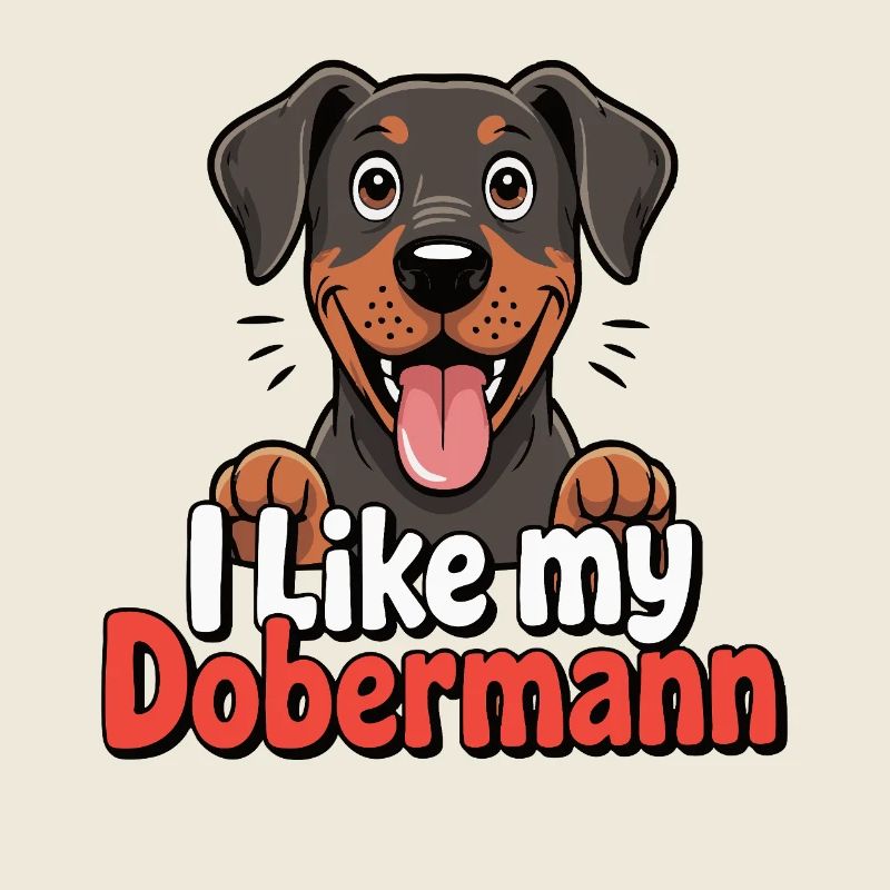 I like my Dobermann Hundeliebe