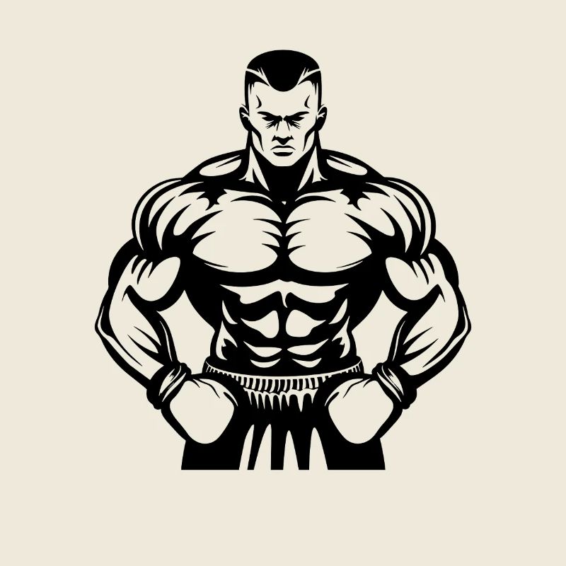 Dessin de boxeur