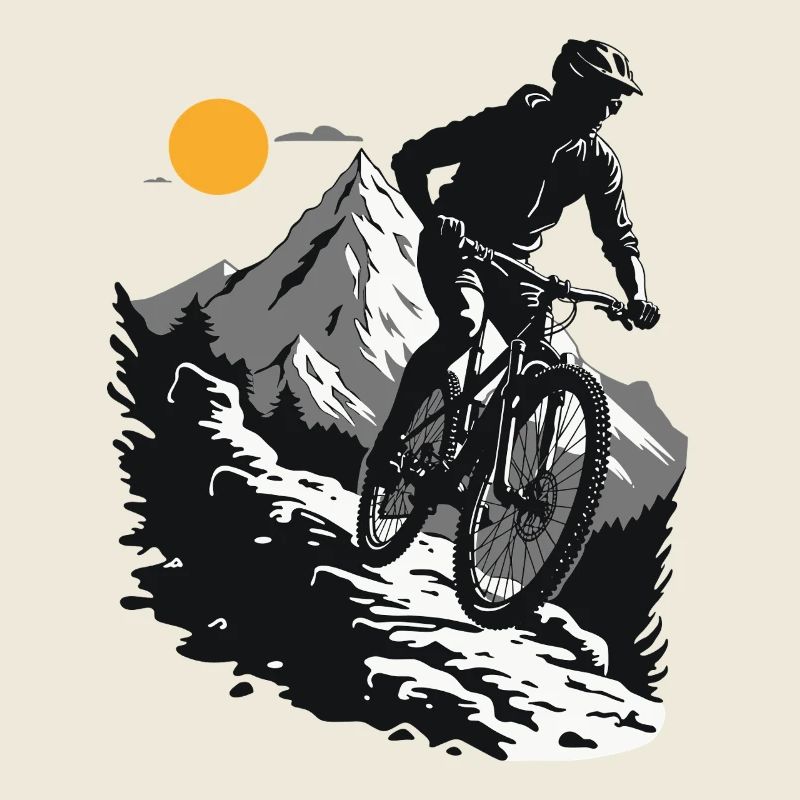 Aventure en VTT dans la nature