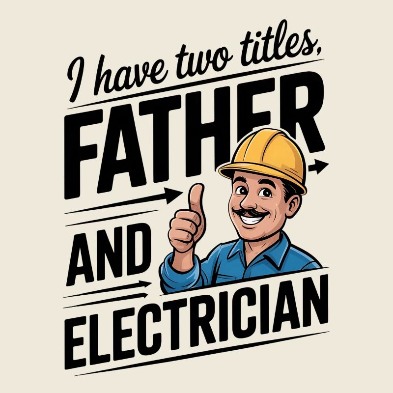 Technicien en électronique papa avec humour électronique