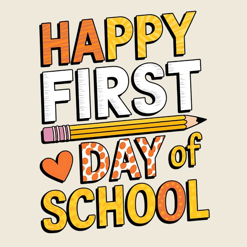 Erster Schultag Einschulung Design