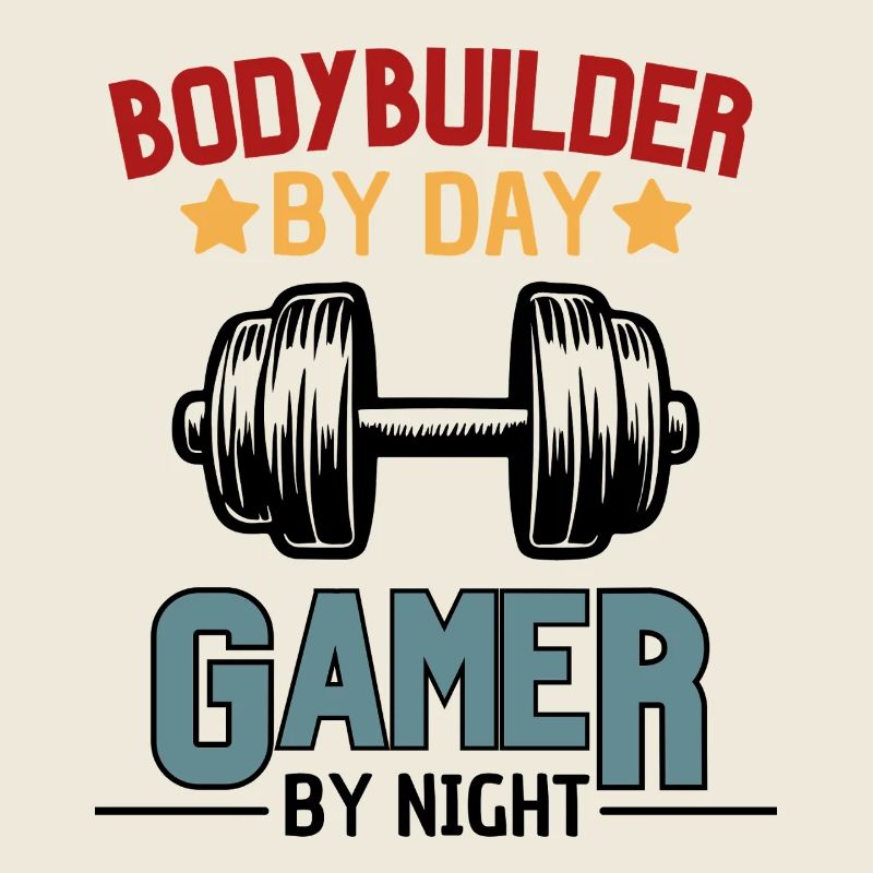 Drôle de dicton de bodybuilder gamer