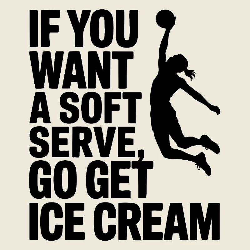 Soft-serve ? Puis c’est parti pour la glace – le volleyball