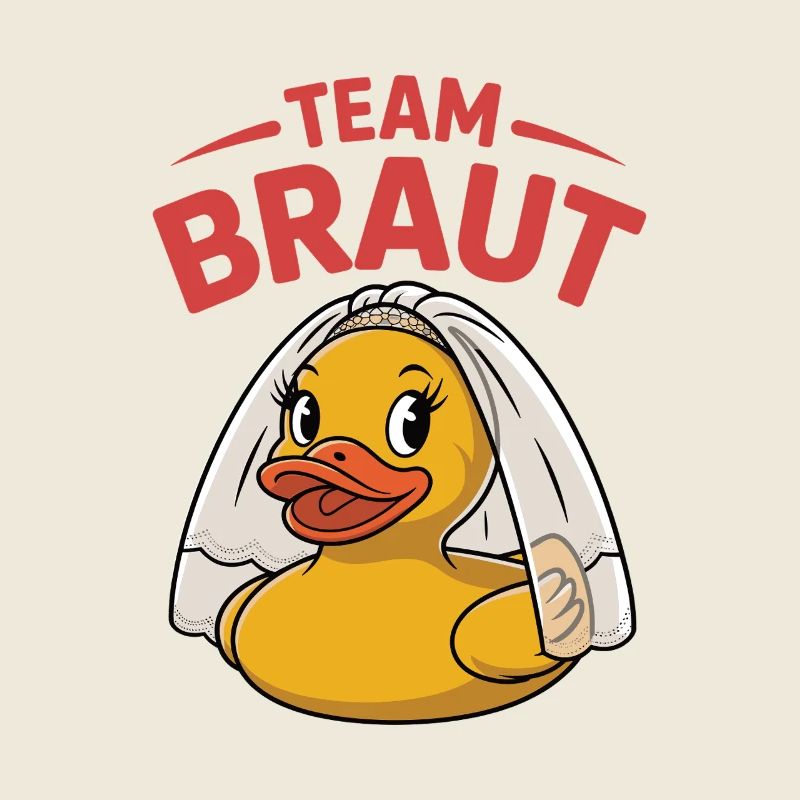 Team Braut Gummiente