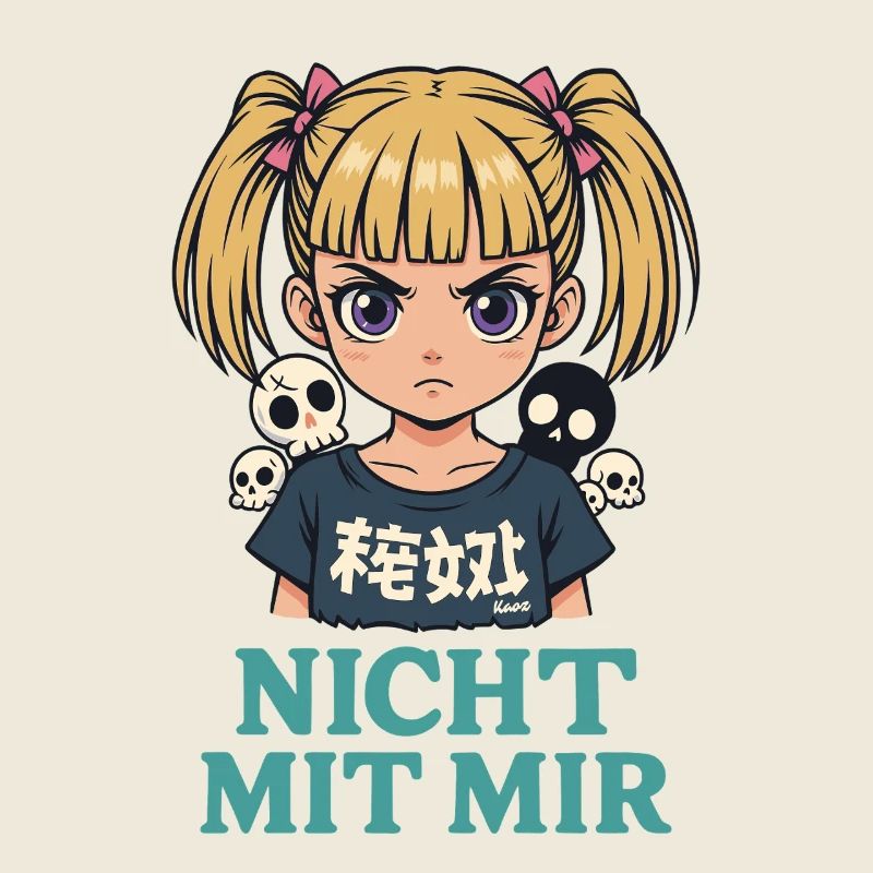 Nicht mit mir – Wütendes Mädchen
