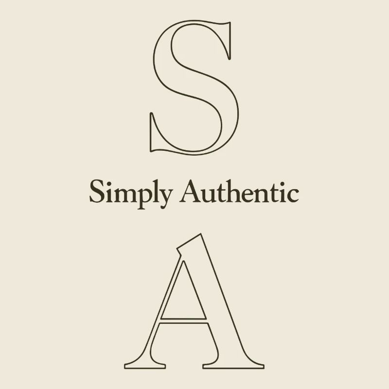 Simply Authentic Statement Spruch