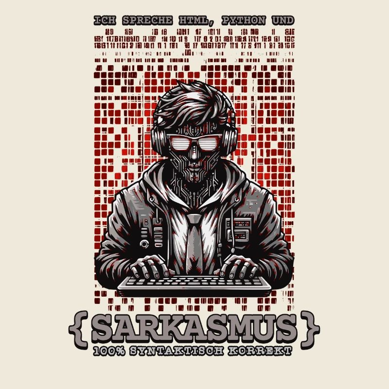 I speak HTML, Python and sarcasm