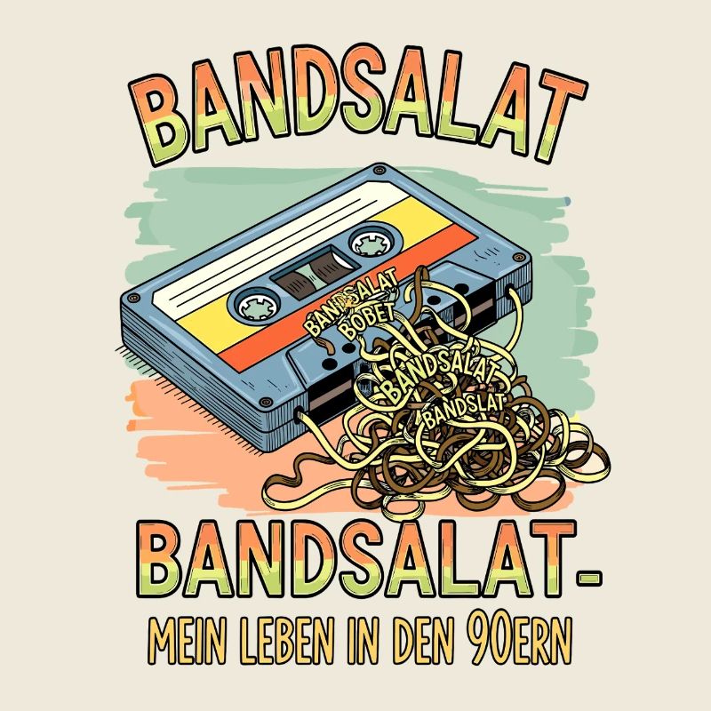 Ribbon Salad - 90s Retro Cassette Nostalgia