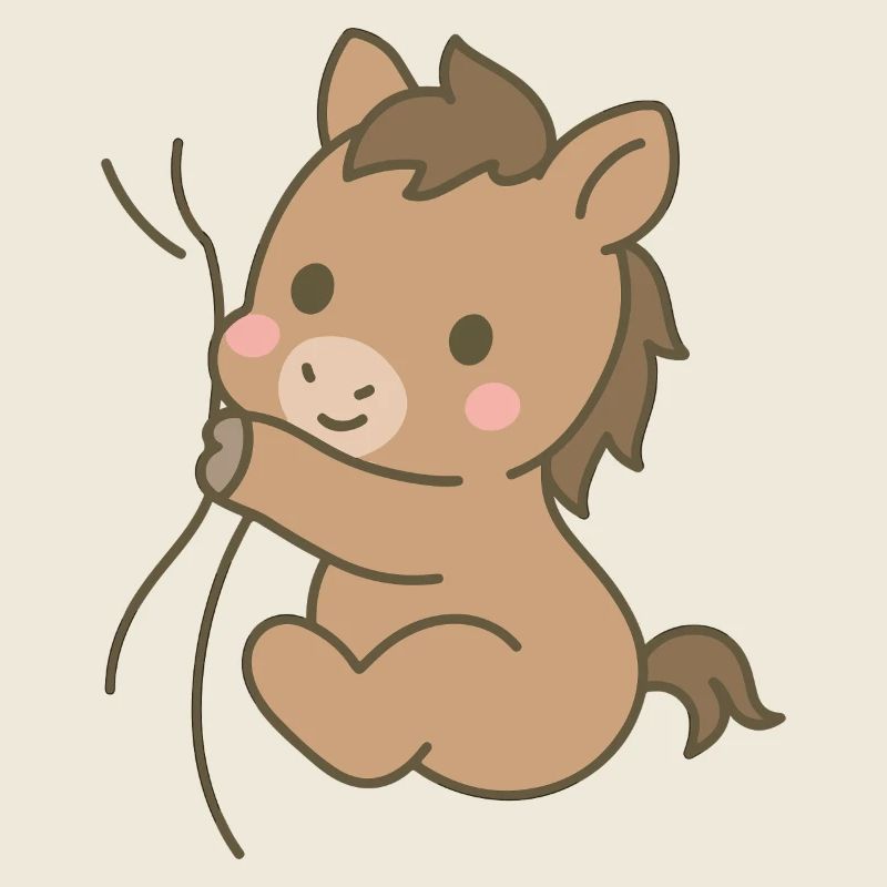 Cheval blotti