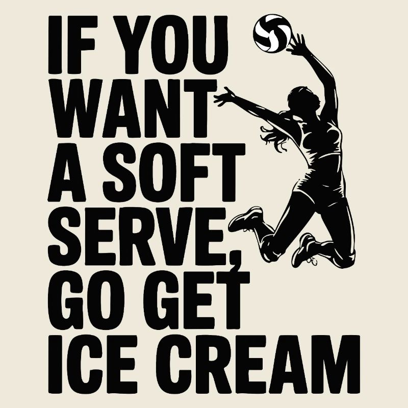 Soft-serve ? Puis c’est parti pour la glace – le volleyball