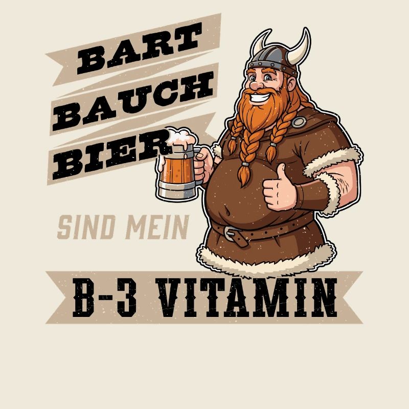 Bier Bauch Bart