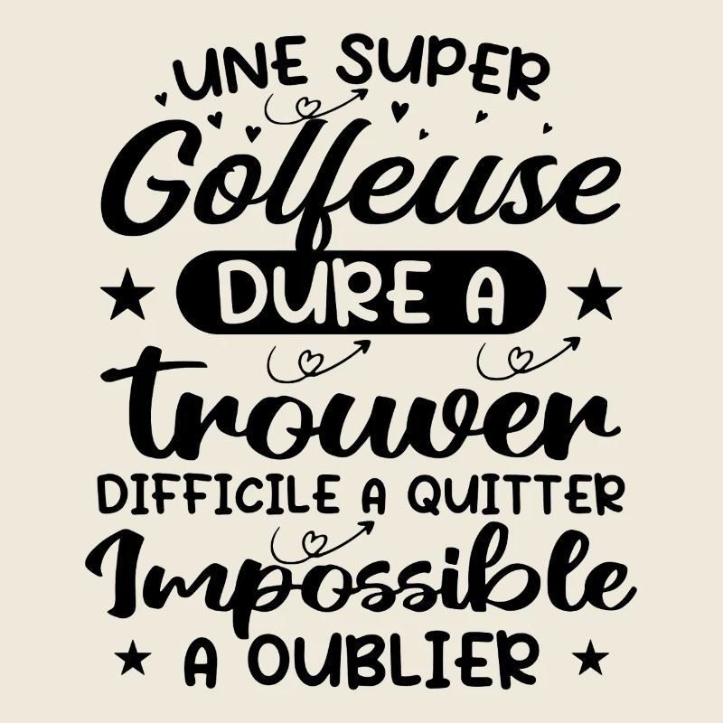 Une Super Golfeuse - Cadeau golfeuse