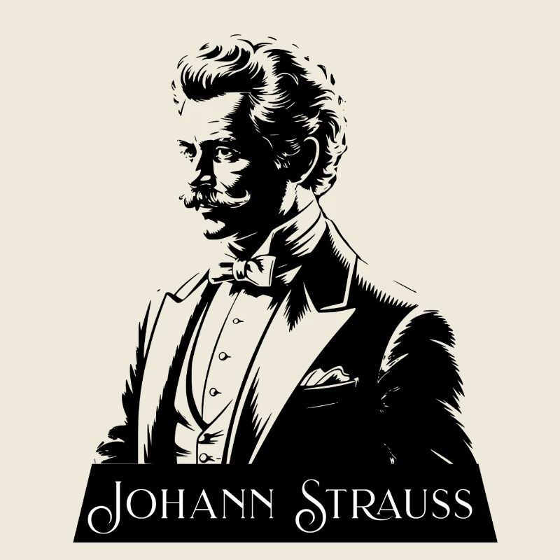 Johann Strauss Portrait Composer Classical Music