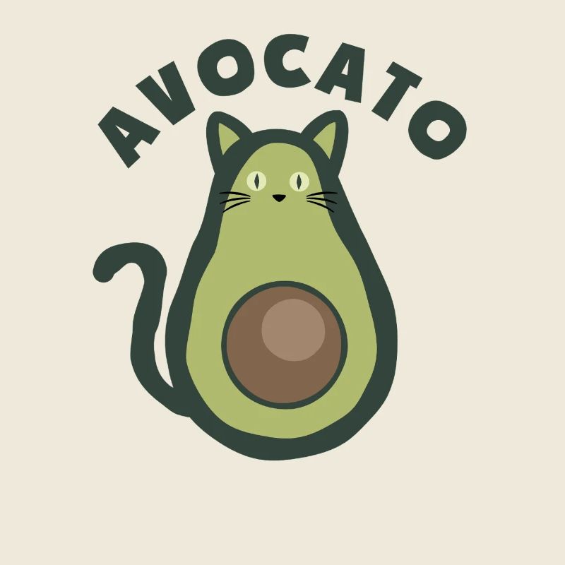 Avocato - Avocat et chat - Jeu de mots