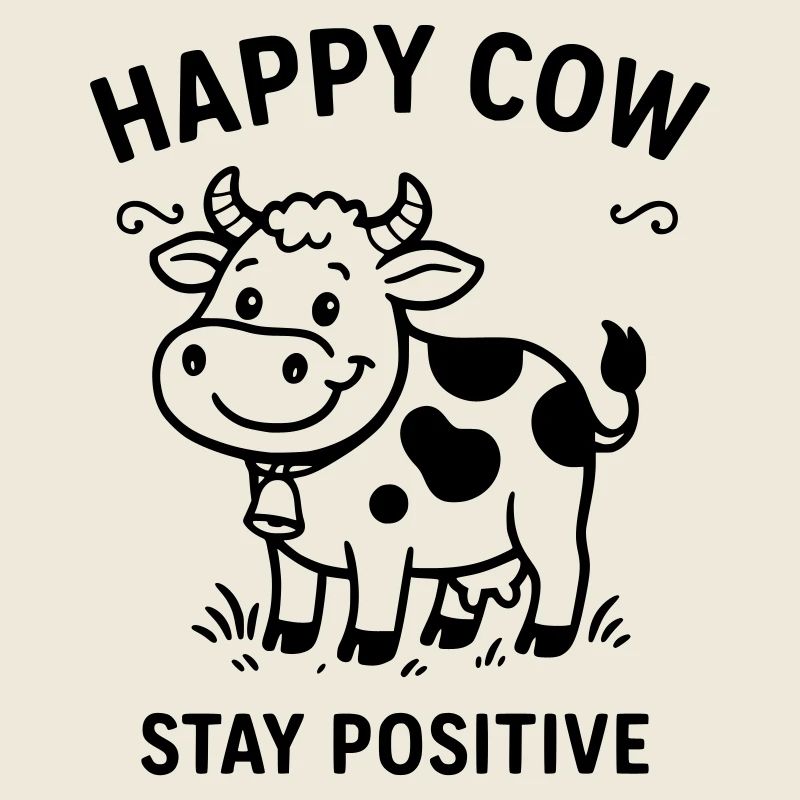Vache heureuse