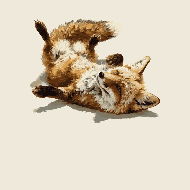 Cute Relaxed Fox – Playful Forest Animal