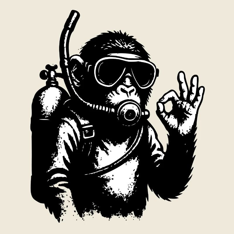 Diving Monkey Diving