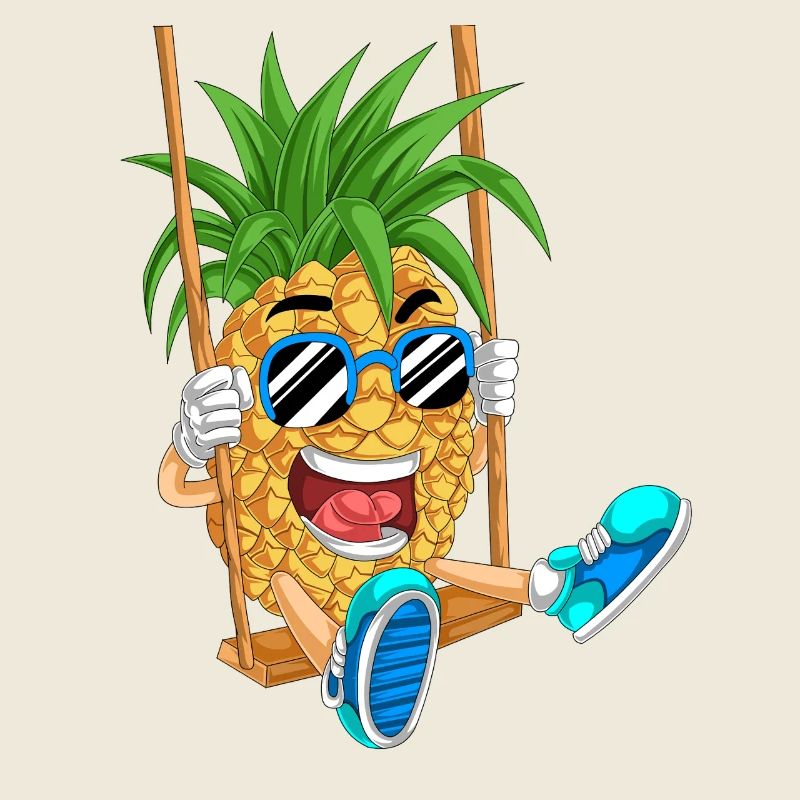 Playful Pineapple on Swing Design