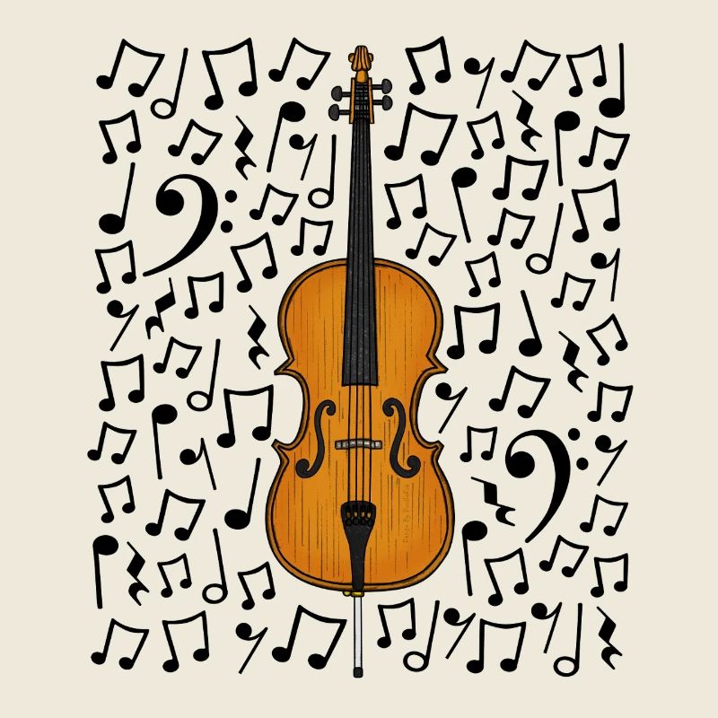 Violoncelle Notes de Musique Violoncelle Musicien à cordes