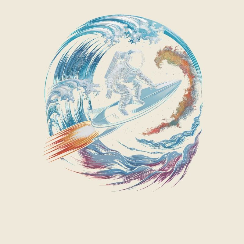 Les surfeurs de l'espace dans la tempête d'étoiles