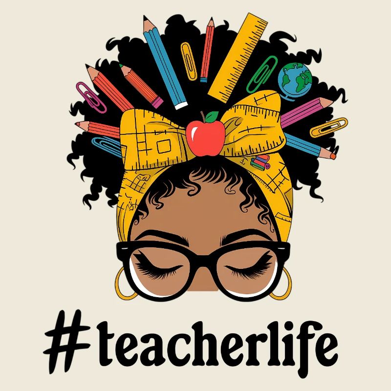 Portrait d'Enseignante Créative École Style