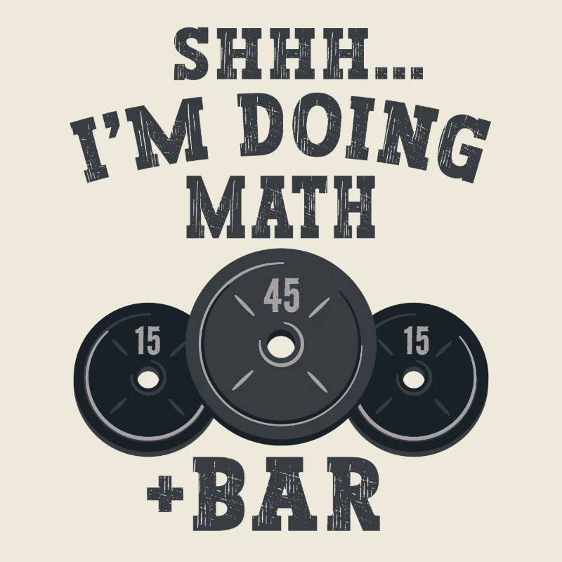 Shhh I'm Doing Math Weight Power Lifting Workout 