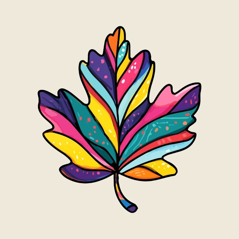 Maple Leaf Colorful