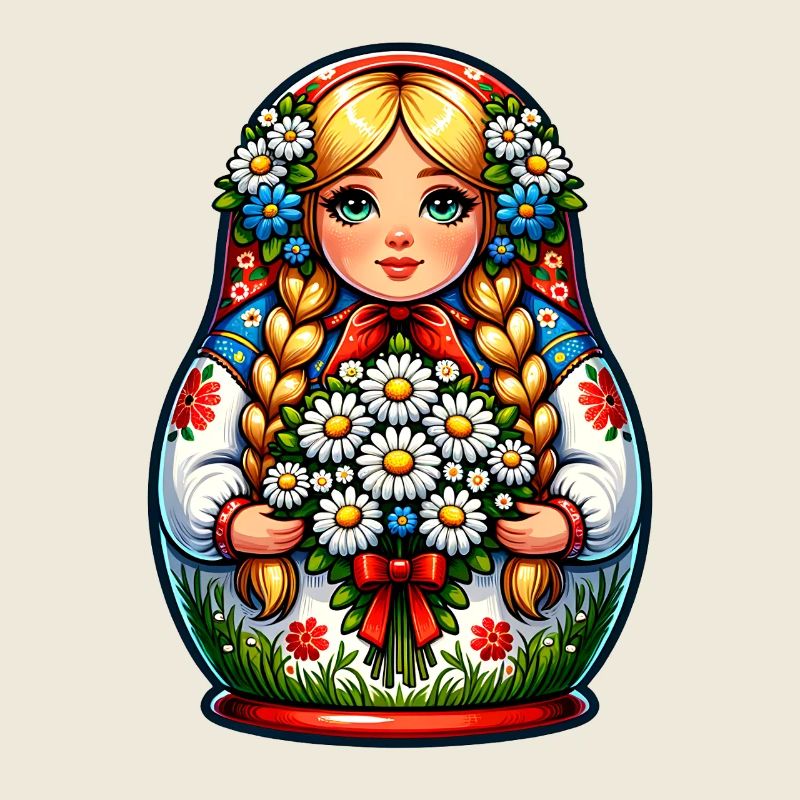 Matryoshka in Russian Matryoshka Doll Russian