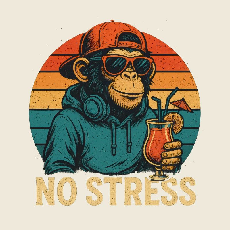 Pas de stress - Singe
