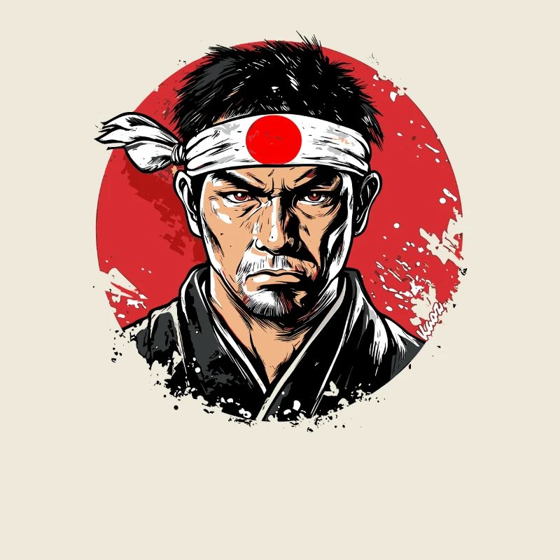 Japanischer Samurai-Krieger