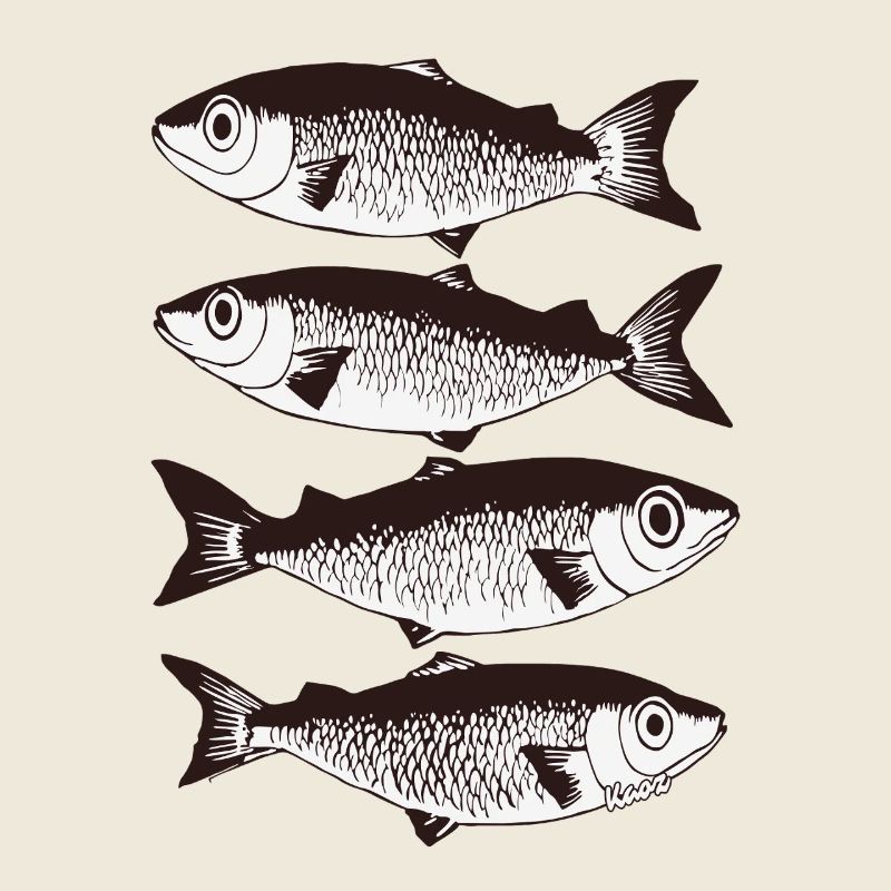 Stylised Fish Pattern 