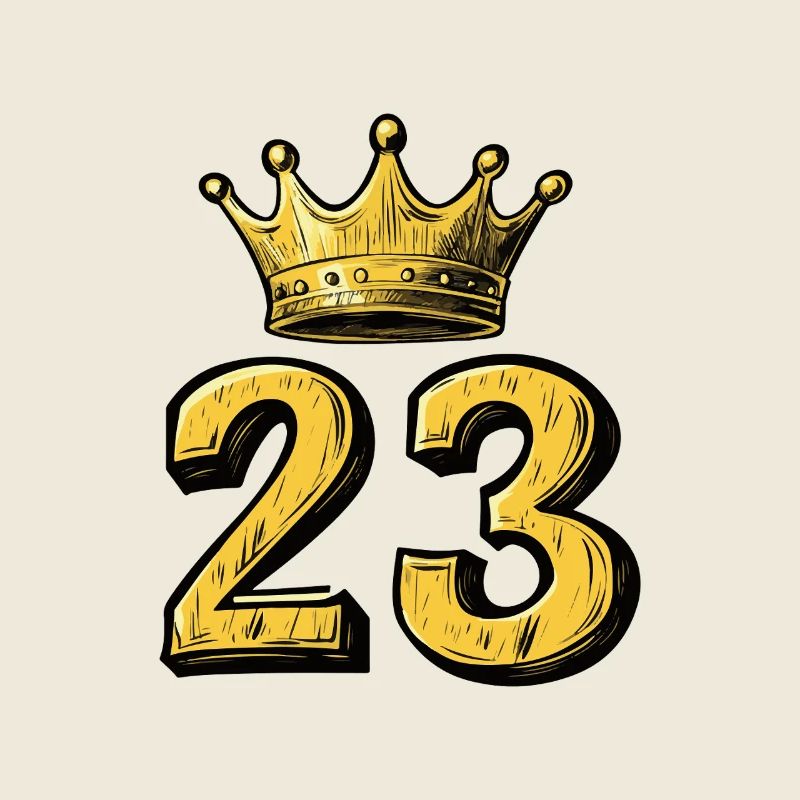 23 Zahl Krone