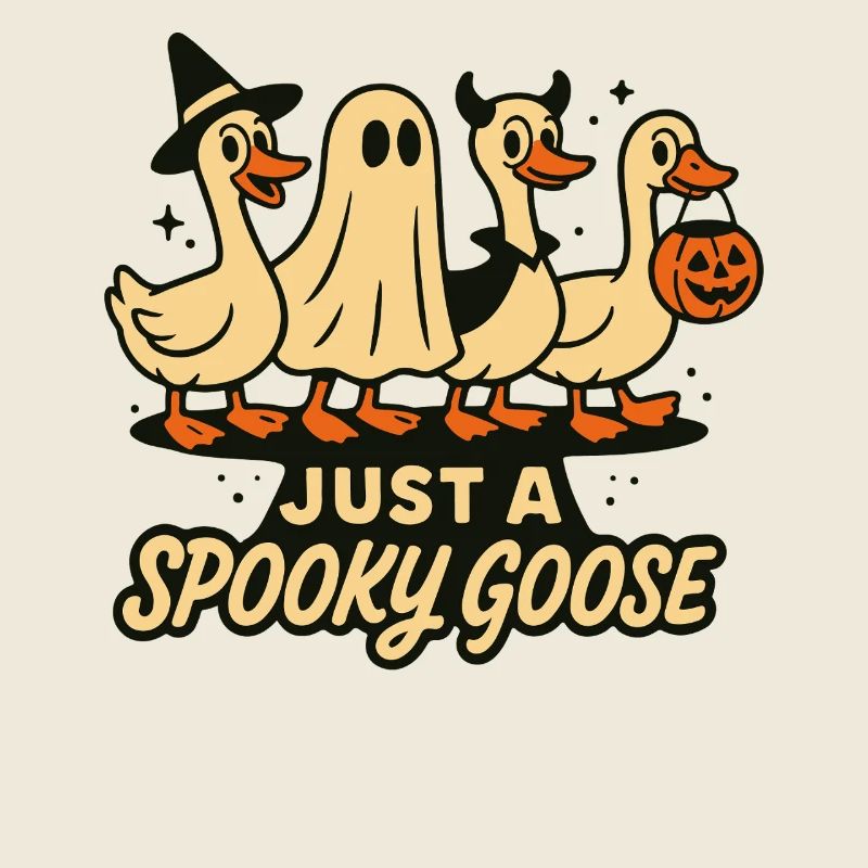 Just A Spooky Goose Halloween Party Fun