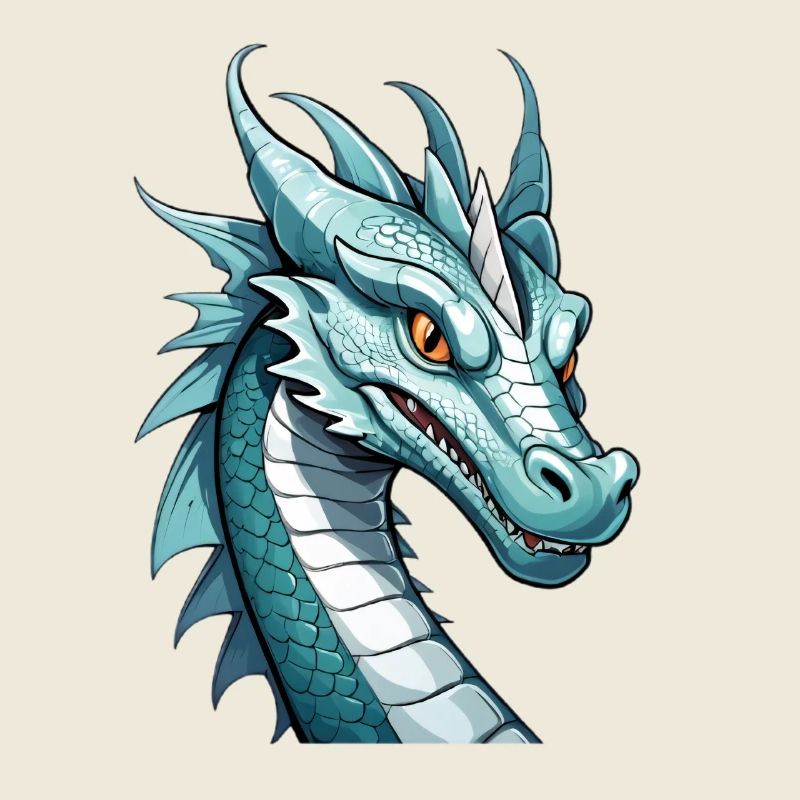 Kobaltdrachen Kopfkunst
