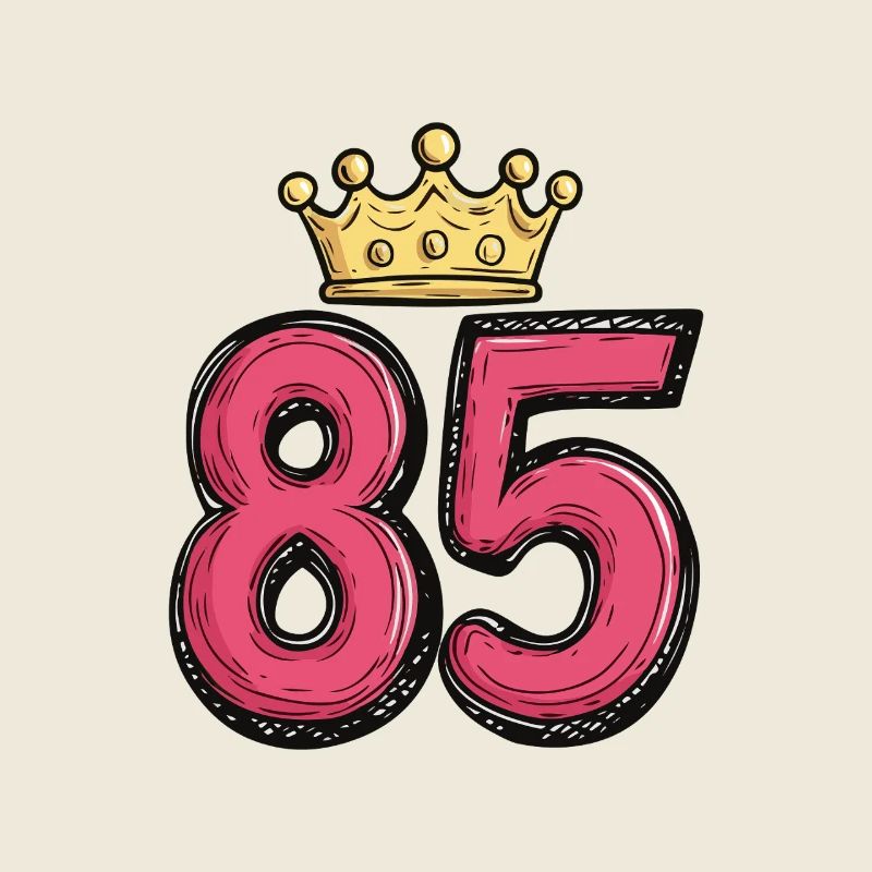 85 Zahl Krone