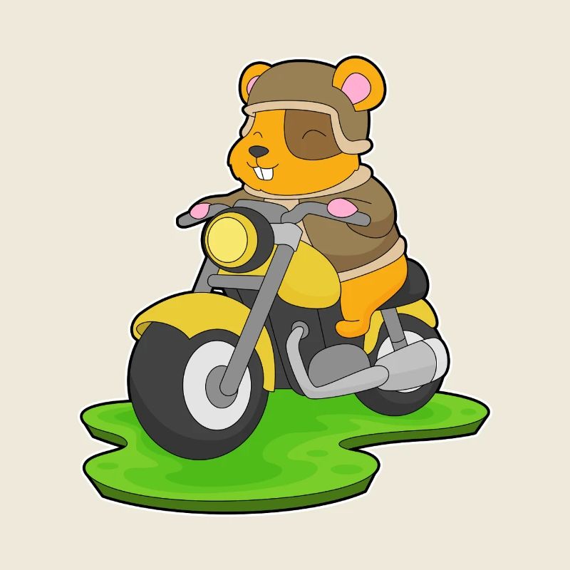 Hamster Motorrad