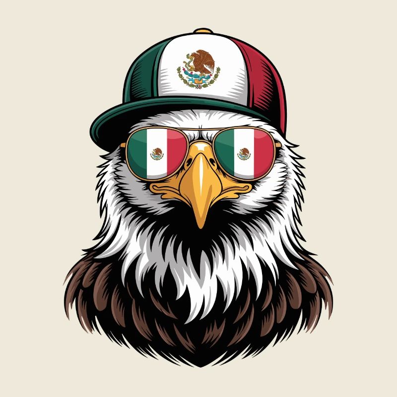Mexican Eagle Retro Sunglasses