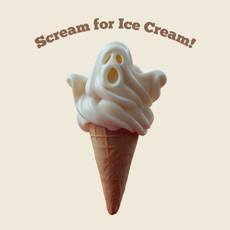 Scream for IceCream Ghost