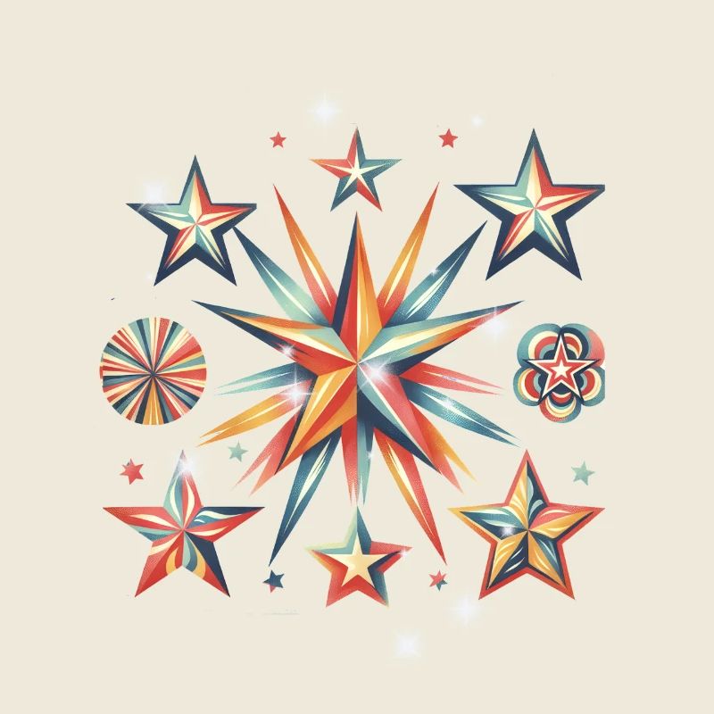 Retro Star Christmas