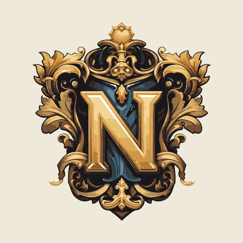 N Buchstabe Name Krone