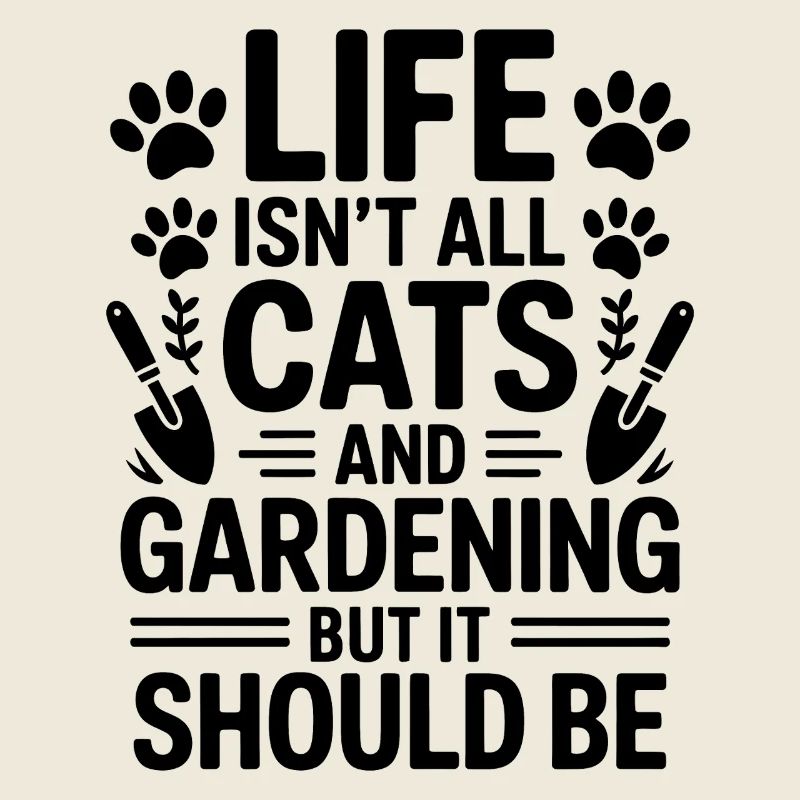 Garten Spruch Katze Lustiges Gartenarbeit Geschenk