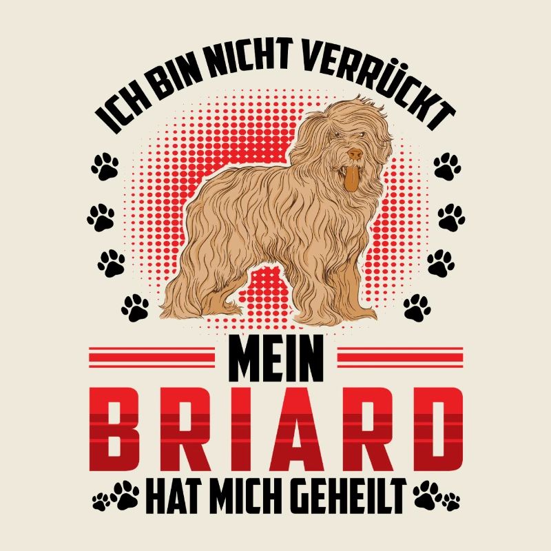 Briard heals me Berger de Brie