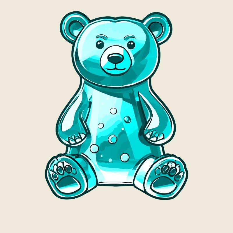 Gummy Bear Turquoise