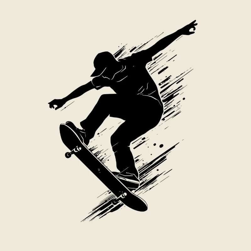 Skateboard Artwork Skateboarding